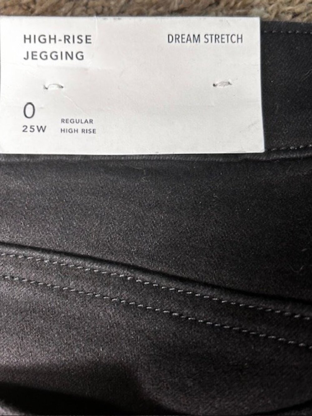 American Eagle Dream Stretch High Rise Classic Jegging True Black Size 0/25W NWT - Picture 9 of 9